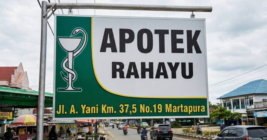 Aturan Papan Nama Apotek & Apoteker Standar IAI, Ukuran, dan Sanksi (2026)
