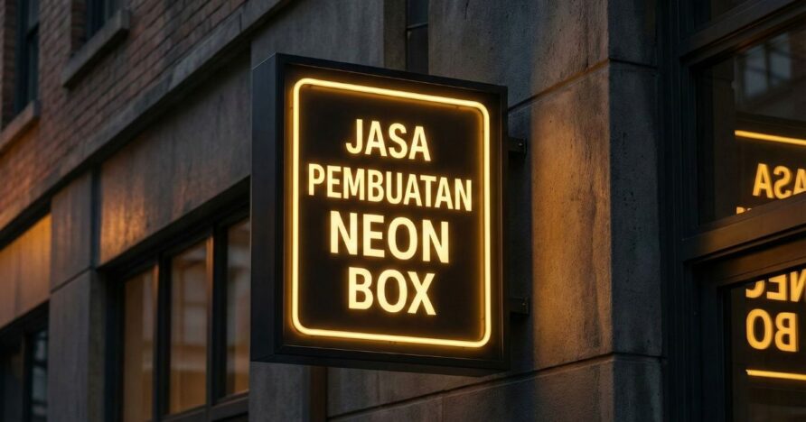 Panduan Memilih Jasa Pembuatan Neon Box Berkualitas untuk Bisnis (2026)